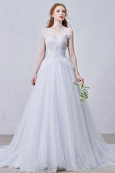 Whimsical Powder Purple Formal Dress